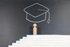 Books and a mortar board