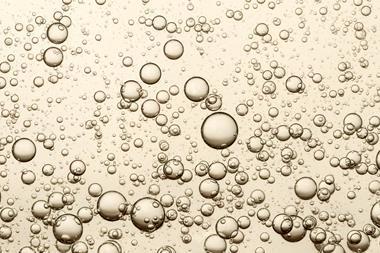 Bubbles in champagne