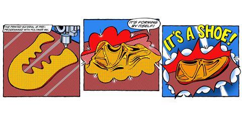 It's a shoe! comic strip